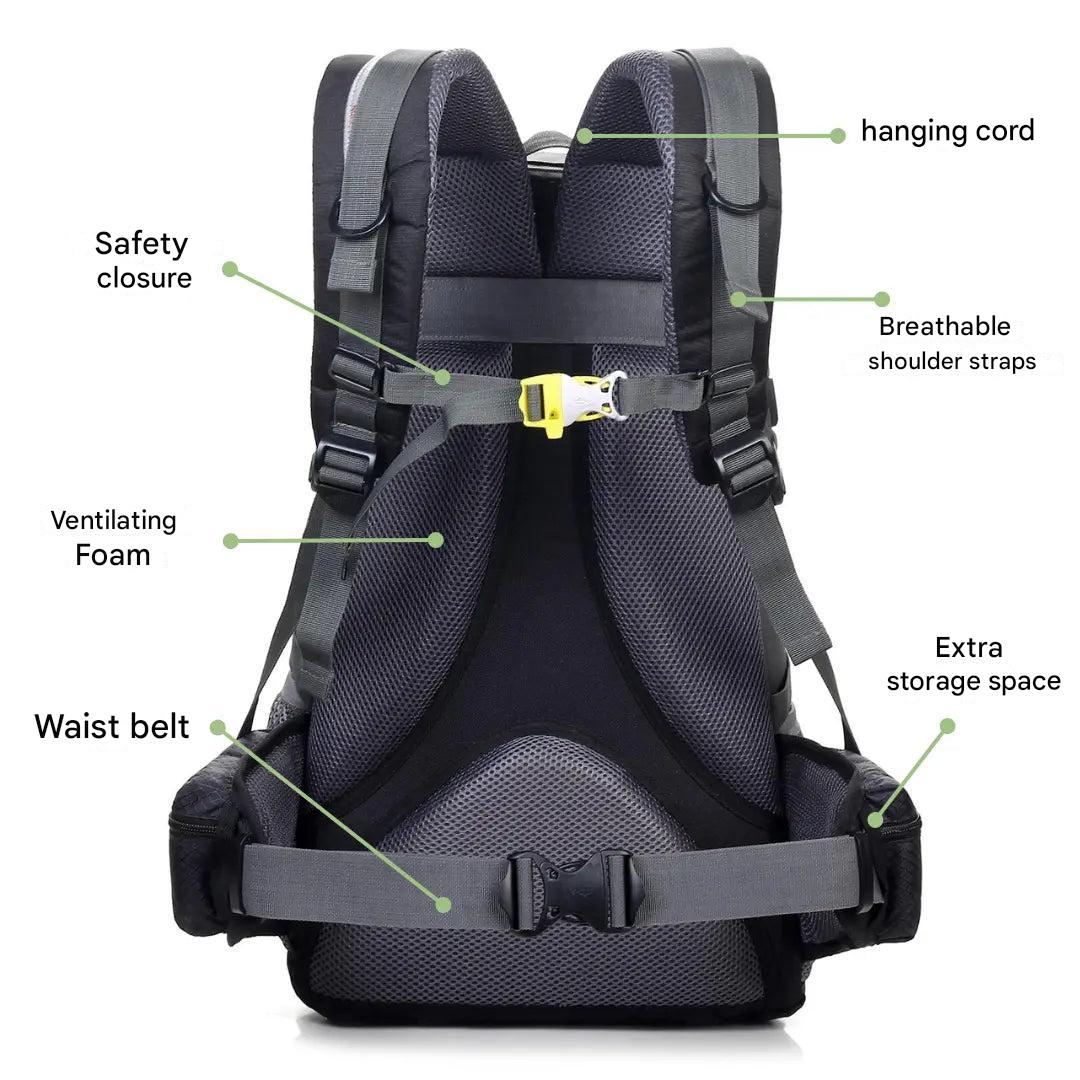 40-Litre Hiking Backpack Suspension Lightweight Trekking Pack