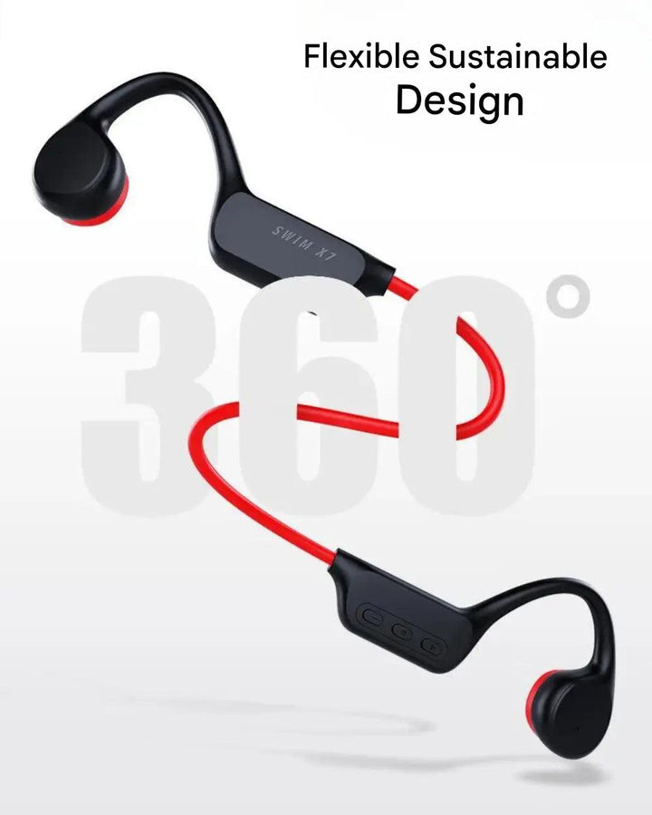 Bone Conduction Headphones Wireless Bluetooth Weather-Resistant Sports