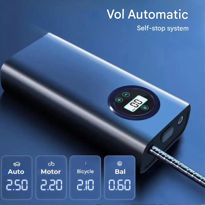 Compact Electric Air Pump 150 PSI Tire Inflator Wireless Compressor