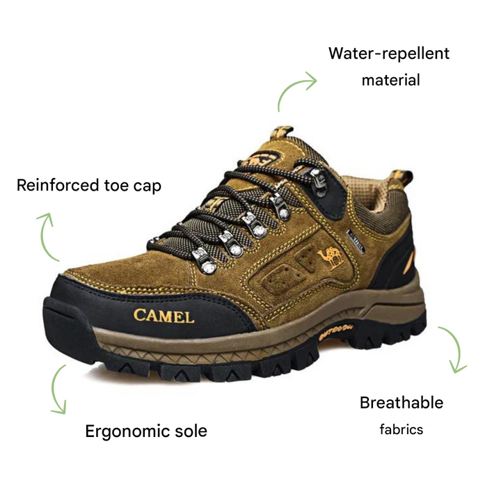 Men's Water-Resistant Hiking Shoes Breathable Outdoor Trekking Boots