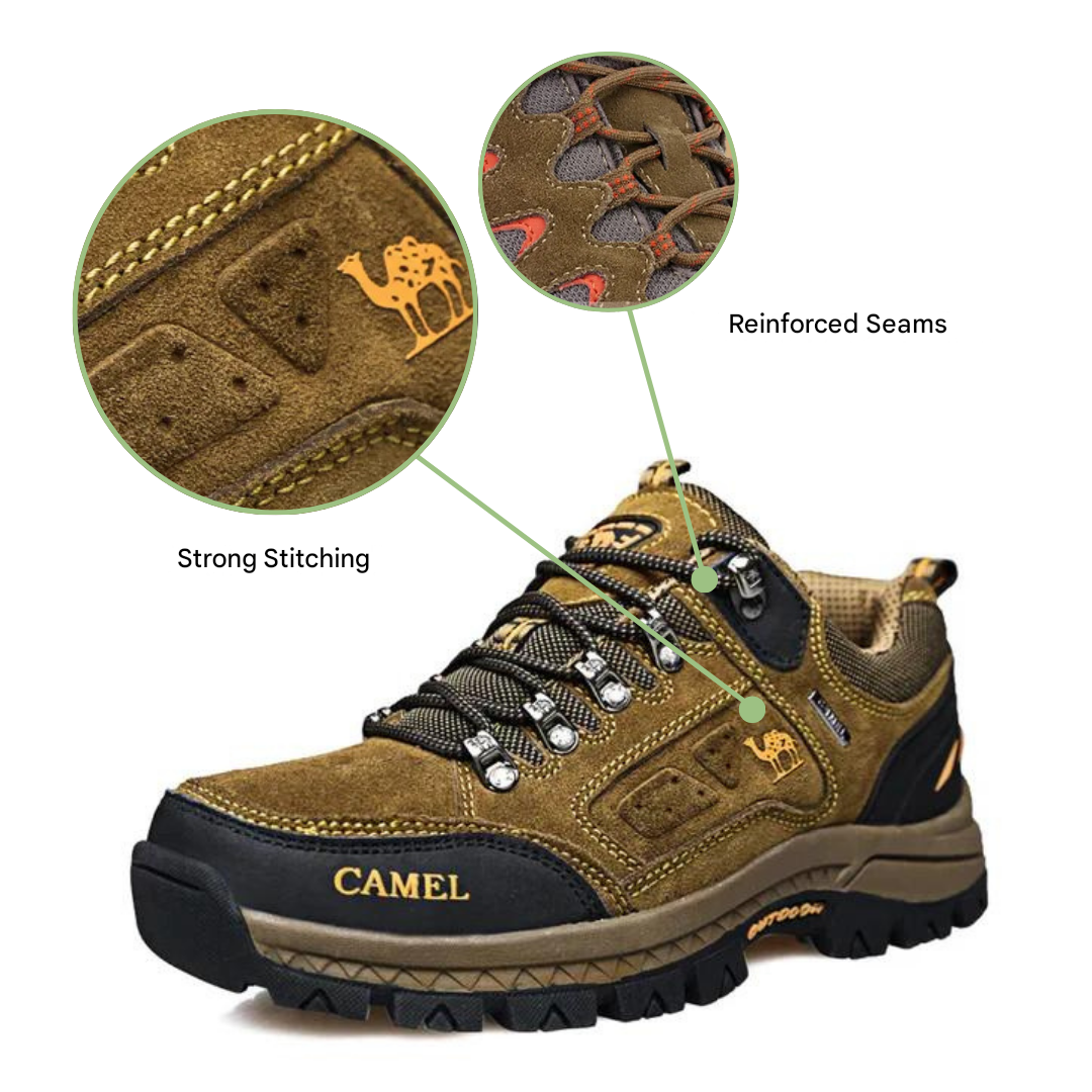 Men's Water-Resistant Hiking Shoes Breathable Outdoor Trekking Boots