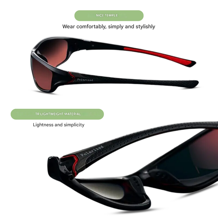 Men's Polarized Sports Sunglasses UV-Protection Lightweight Outdoor