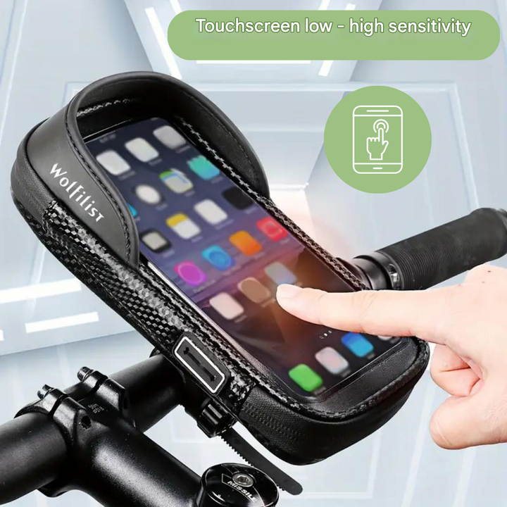 Waterproof Bicycle Phone Mount 360 Rotation Bike Handlebar
