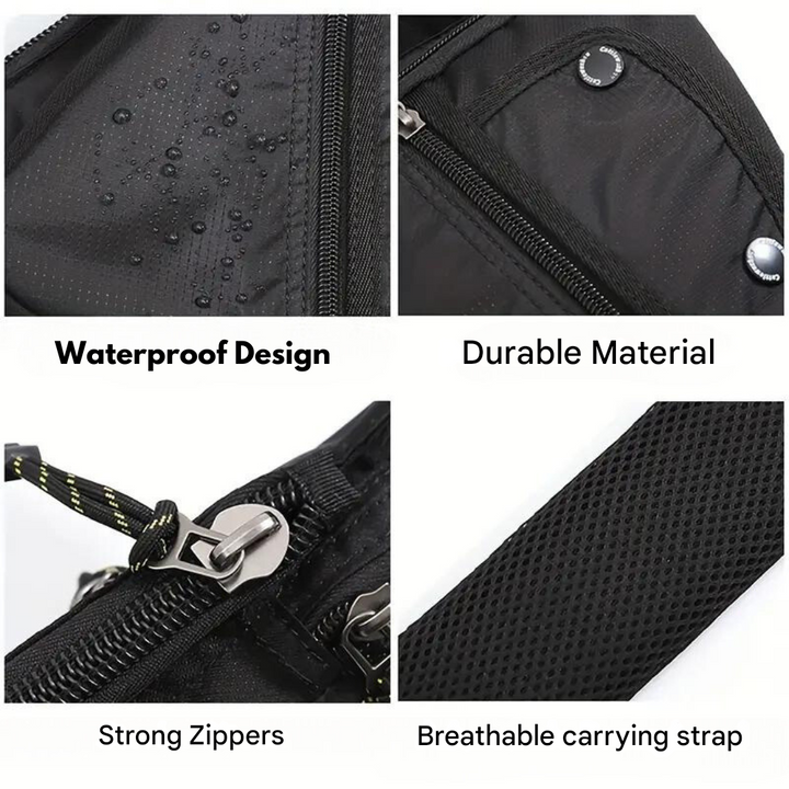 Anti Theft Crossbody Bag Water-Resistant Outdoor Travel Sling