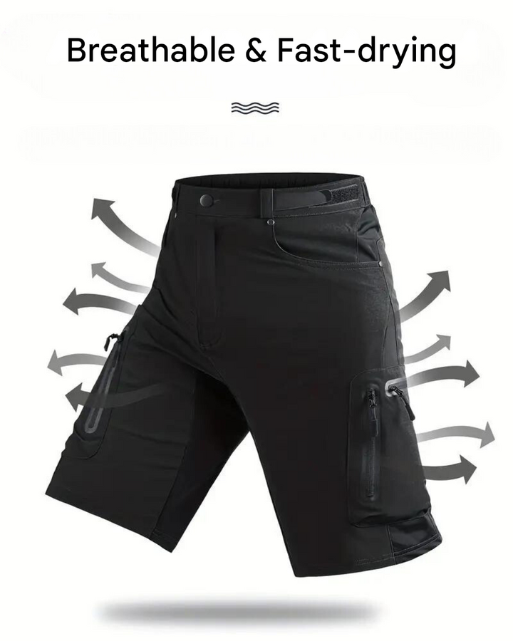 Men's MTB Cycling Shorts Cargo Pockets Quick-Drying Bike