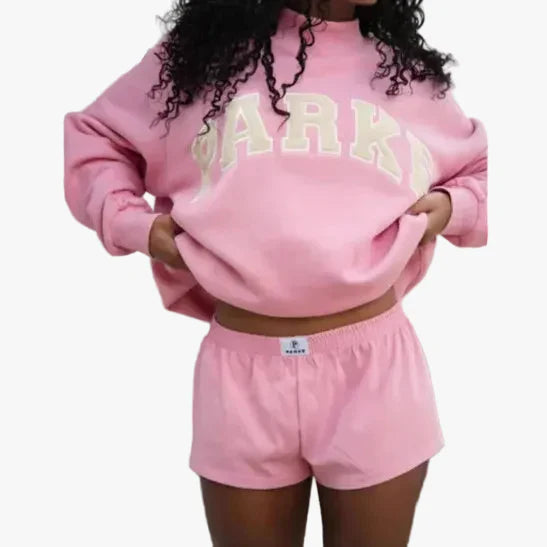 Riley | Women's Oversized Mock Neck Graphic Sweater